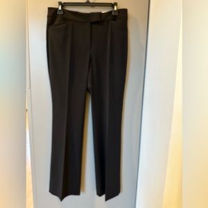 WHBM black slacks, size 6S slim boot, new w/ tag, zipper front, 2 hook closure